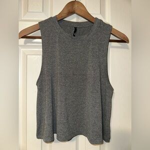 Carbon38 Crop Tank Grey Size Small
